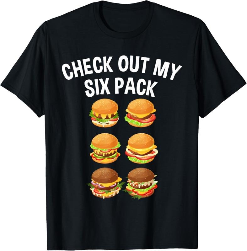 100% Cotton Best Hamburger Art Men Women Fast Food Cheeseburger Lovers T-Shirt