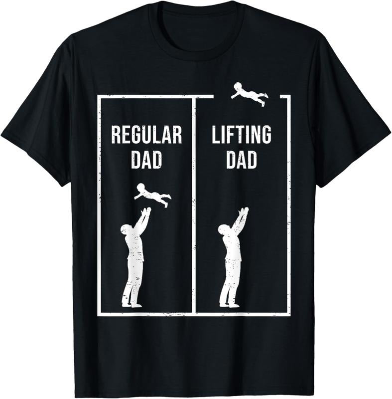 100% Cotton Funny Weightlifting Workout Fitness Father Gym I Lifting Dad T-Shirt