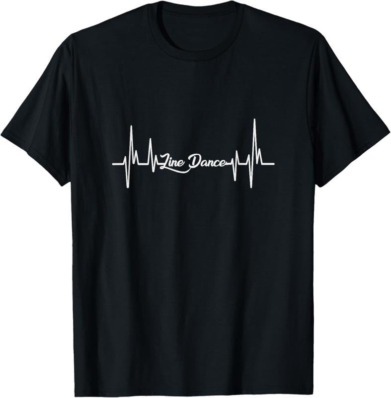 100% Cotton Heartbeat Line Dance T-Shirt