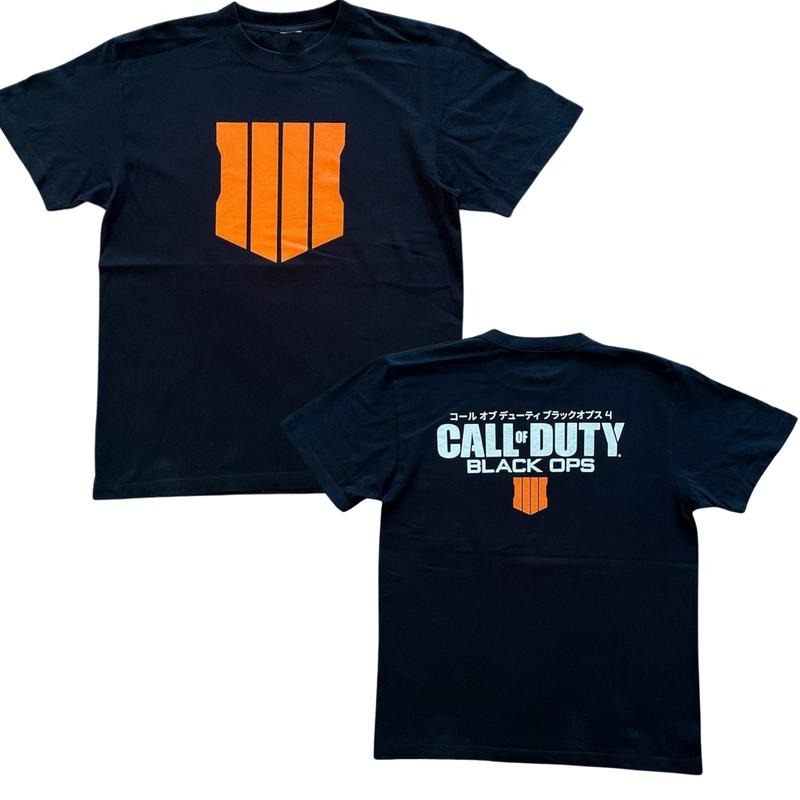 2-sides Call of Duty Black Ops Game PS4 Activision Promo T Shirt