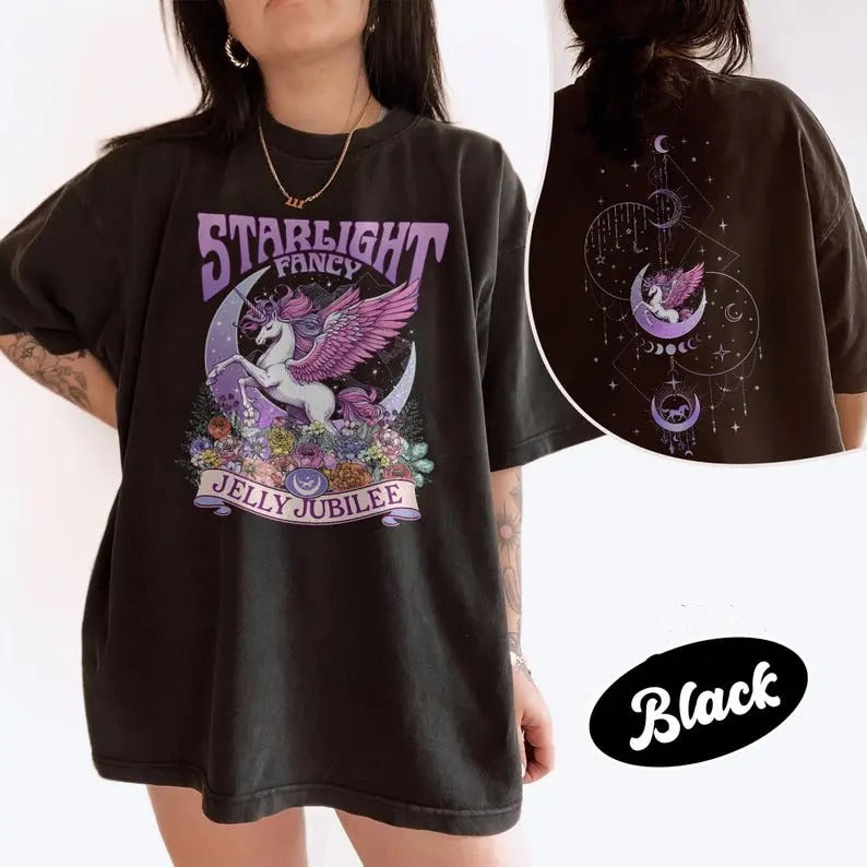 2 slides, Jelly Jubilee Crescent City Fan Shirt, Starlight Fancy T Shirt, Bryce Quinlan Book Merch, SJM Inspire Gift, Bookish Gift