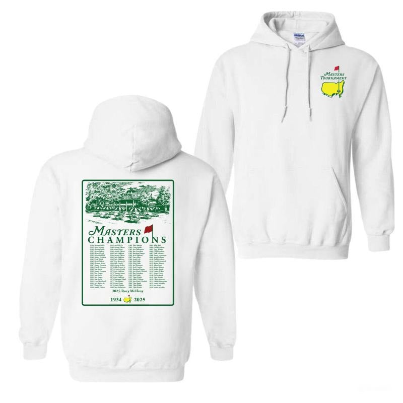 2025 Rry Mclroy Master Augusta National Champs Hoodie, Master Tournament Augusta National Golf Clubs 2025 Hoodie, The Masters Golf Champions Tee
