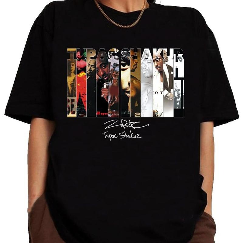 2pac Rapper Shirt, Street Wear Style Tshirt, 90s Hip Hop Tee, 2pac Legends Forever Shirt, Unisex Short Sleeve Tee