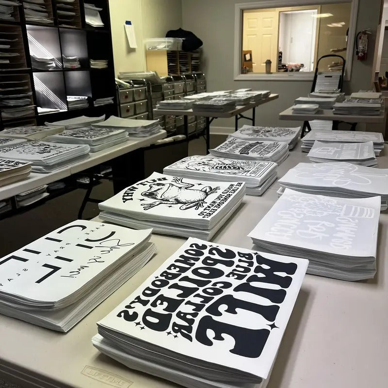 45 Screen Print Transfers Grab Bag!