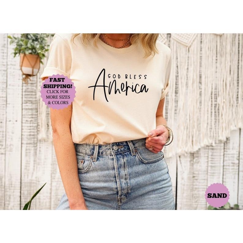 4th of July 2024 Shirt, Freedom Sweatshirt, Cute Patriotic Shirt, Independence Day Hoodie, Patriotic Family Shirt, God Bless America shirt