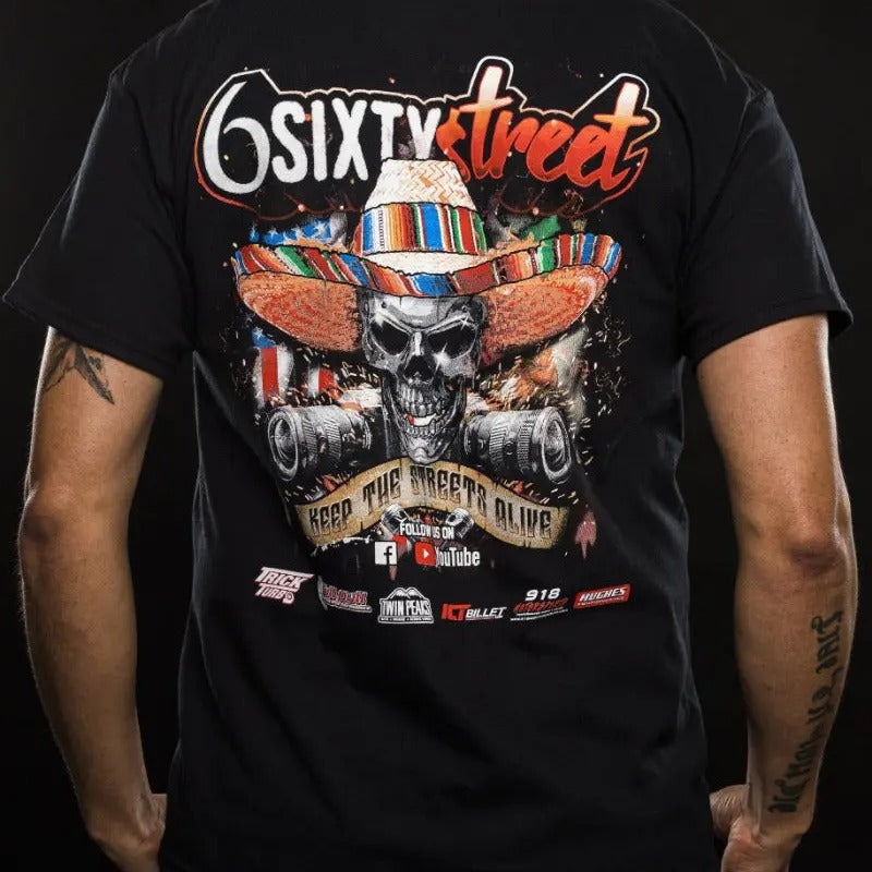 6 Sixty Street - Sombrero T-shirt Cotton Crewneck