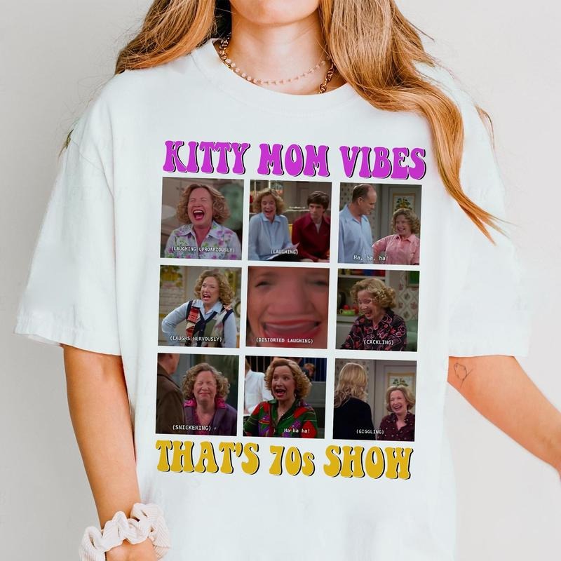 70s Mom Vibes Show Shirts, K1tty F0rman Shirt, Funny Mom Shirts, Mothers Day Gifts, Gift for Mom