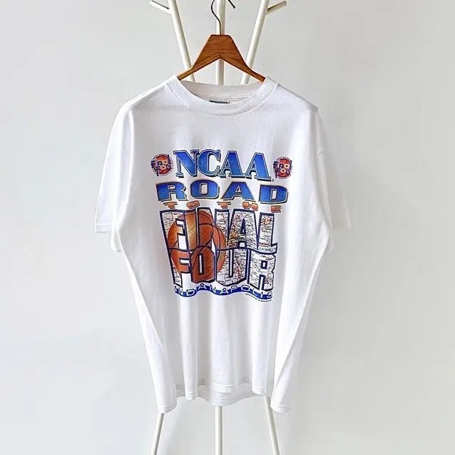 90s NCAA Road Final Four basketball t-shirt, NCAA Tshirt, Shirt For Men And Women, Women's Tshirt, Men's tshirt Cotton Menswear