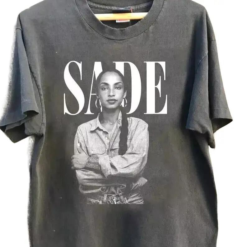 90s Vintage Sade Shirt, Sade Adu Unisex Tshirt Cotton Menswear Cotton Menswear Cotton Menswear