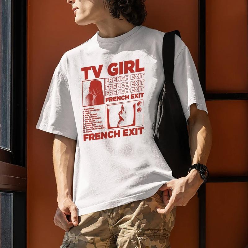 90s Vintage TV Girl, TV Girl French Exit Tee, TV Girl Artist Shirt, Tv Girl Merch, Tv Girl Tour Shirt, Music Shirt 2023