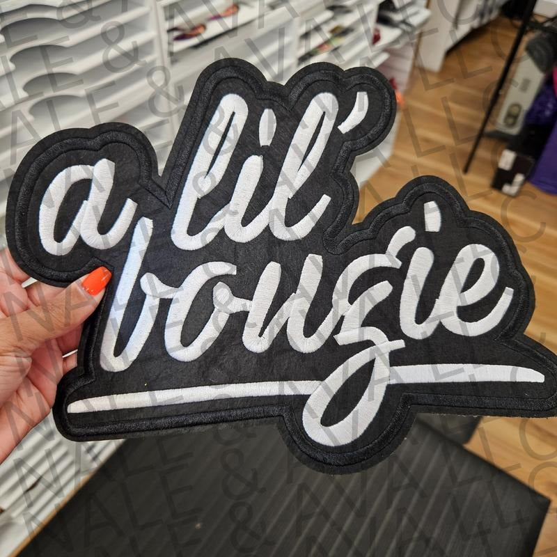 A Lil Bougie Embroidered Patch