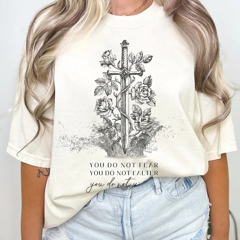 ACOTAR Shirt ACOTAR Merch Velaris Shirt You Do Not Yield Rhysand Feyre SJM Merch Sarah J Maas Merch T Acotar Gifts Sarah J Maas Bookstagram