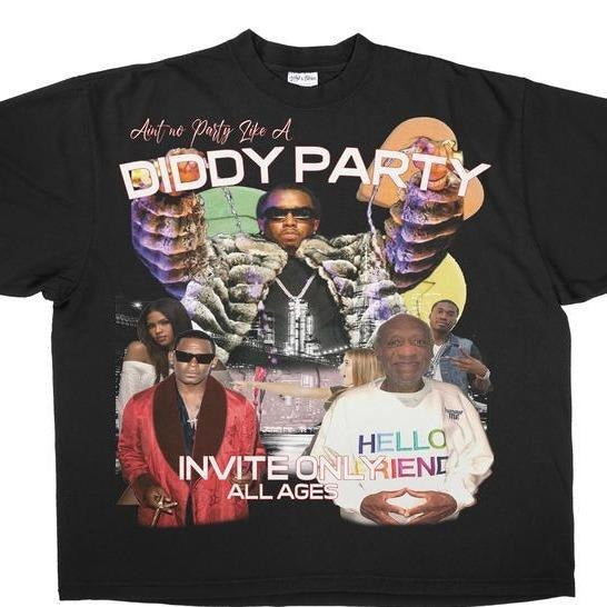 Aint No Party Like A Diddy Party T Shirt Retro Vintage Y2k Aesthetic