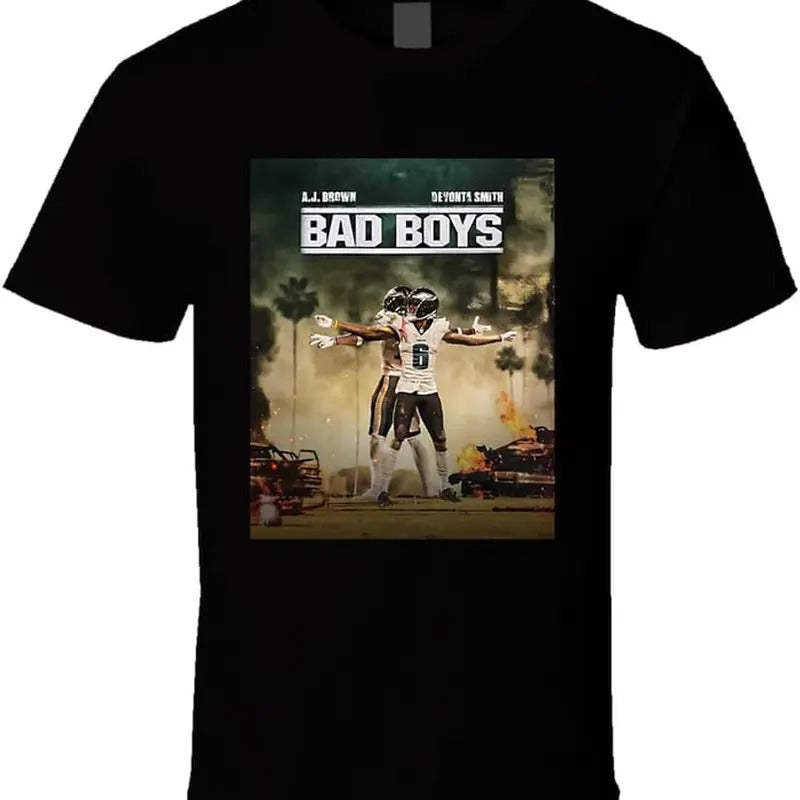 Aj Brown Devonta Smith Bad Boys Celebration T Shirt