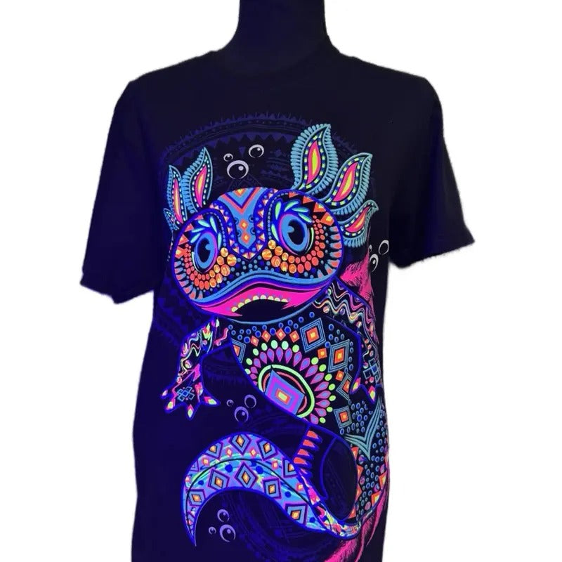 Ajolote multicolores T-shirt Tshirt Menswear