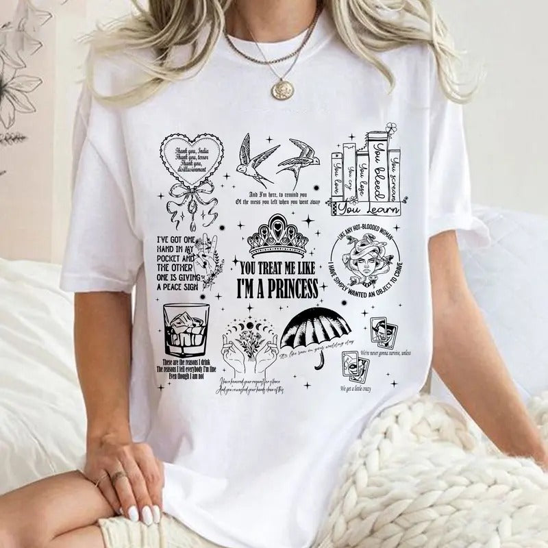 Alanis Morissette Tracklist Shirt, Alanis Morissette Shirt