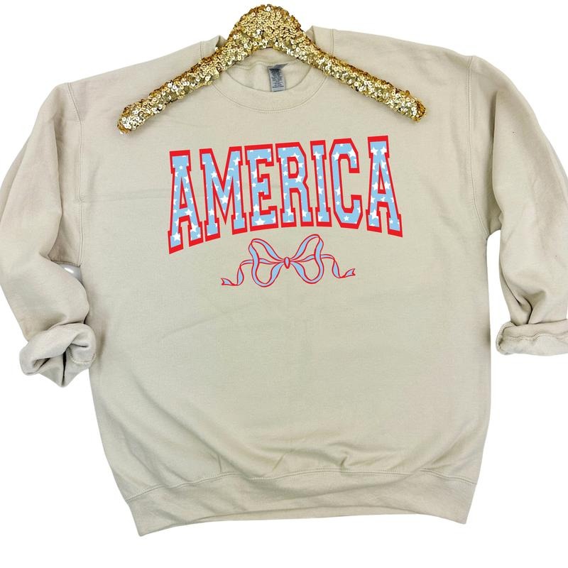 America Varsity Letter Sweatshirt ' NLB'