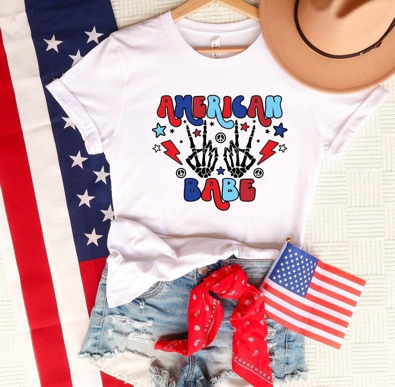 American Babe Shirt, Fourth Of July Shirt, American Shirts, 4th Of July, Patriotic Shirt,Patriotic Family Shirts,Memorial Freedom Shirt