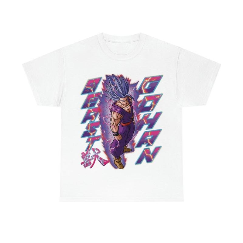 Anime Beast Gohan Tee Shirt, Essential Piece, Fits Any Wardrobe, Relaxed Fit, Easygoing Feel