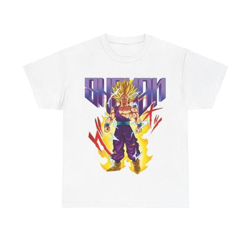 Anime SSJ2 Gohan Tee Shirt, Classic Styles, Never Go Out of Fashion, Classic Cuts, Always On Point
