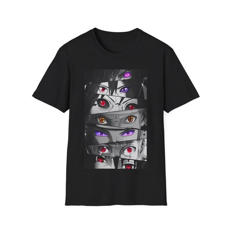 Anime Shirt, Naruto T-shirt, Naruto, Sasuke, Itachi, Madara, Kakashi, Pain