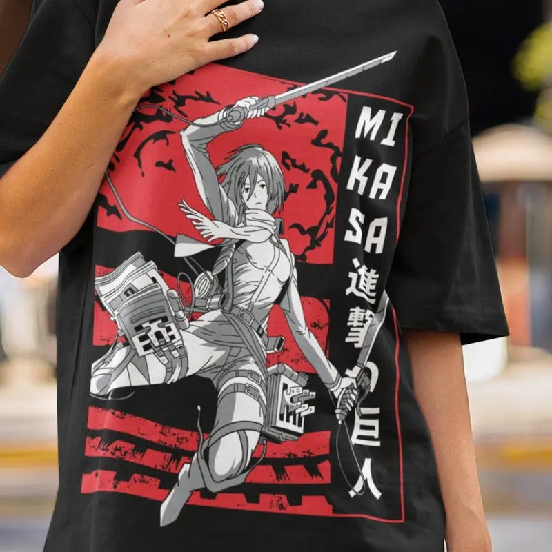Anime T-shirt Horror Anime Gift Black Shirt All Size Fire Style Streetwear Japan Style Unisex 100% Cotton Black Shirt All Size men gifts anime lover subtle anime
