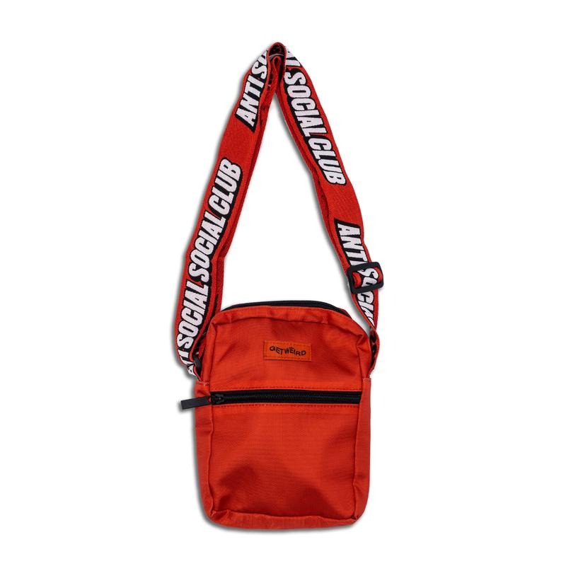 Anti Social Social Club Get Weird Side Bag Red (ASSP111) One Size