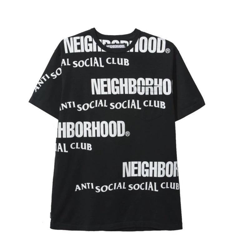 Anti Social Social Club x Neighborhood In Tears Black Tee (ASST392) Mens S-XL