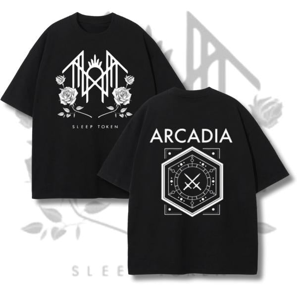 "Arcadia" T-Shirt, Sweatshirt, Hoodie black Vintage Design by Sleep Token, Gift For Rock Music Lover, Gift For Sleep Token Fan, Tour 2025
