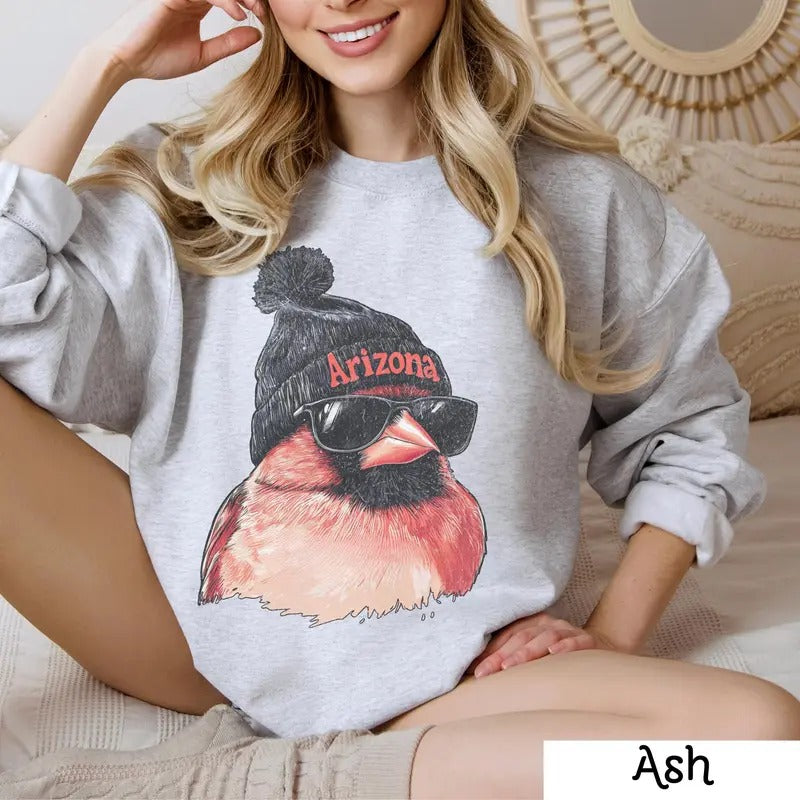 Arizona Football Crewneck Sweatshirt, Vintage Sports Fan Apparel, Trendy Game Day Gift, Unisex Arizona Sweatshirt, Arizona Football Fan