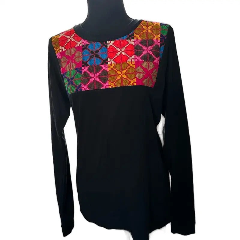 Artesanal Women shirts hand made Blouse Long Sleeve