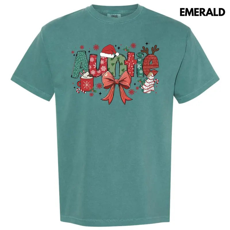 Auntie Jolly Theme Comfort Colors T-Shirt 'NLB'