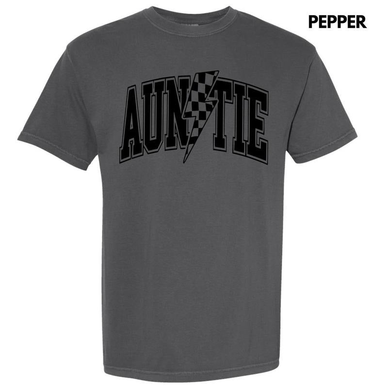 Auntie Lightning Bolt Comfort Colors T-Shirt 'NLB'