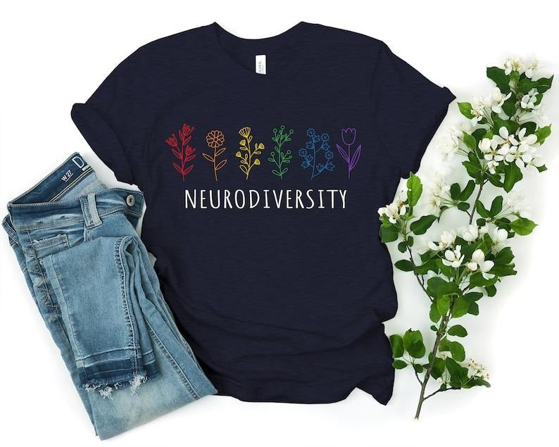 Autism Awareness Shirt, Neurodiversity Shirt, Autistic Pride Shirt, Autism Mom Shirt, Autism Shirt, Rainbow Neurodiversity Shirt