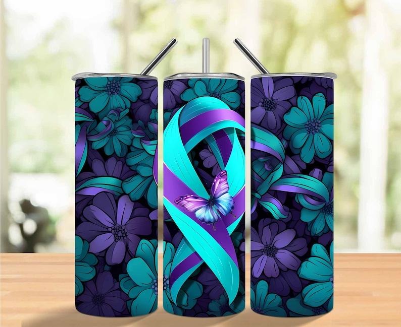 Awareness 20oz stainless steel tumbler