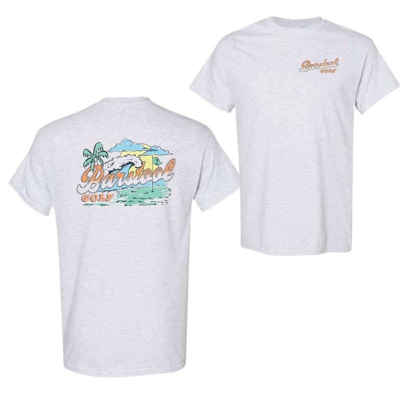 BARSTOOL GOLF BEACH TEE Womenswear Freeshipping, Full Color, Full Size