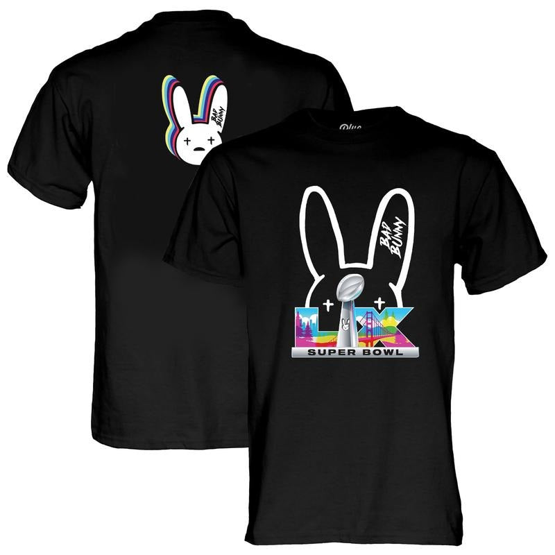 BBunny Half Time T-Shirt Unisex Short Sleeve Casual Streetwear Style Trendy Gift