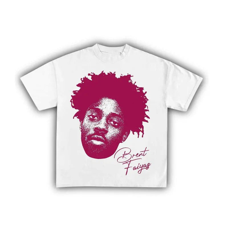 BRENT FAIYAZ T-SHIRT, Rap Tee Concert Hip Hop Shirt, Gift For Fans Cotton Menswear