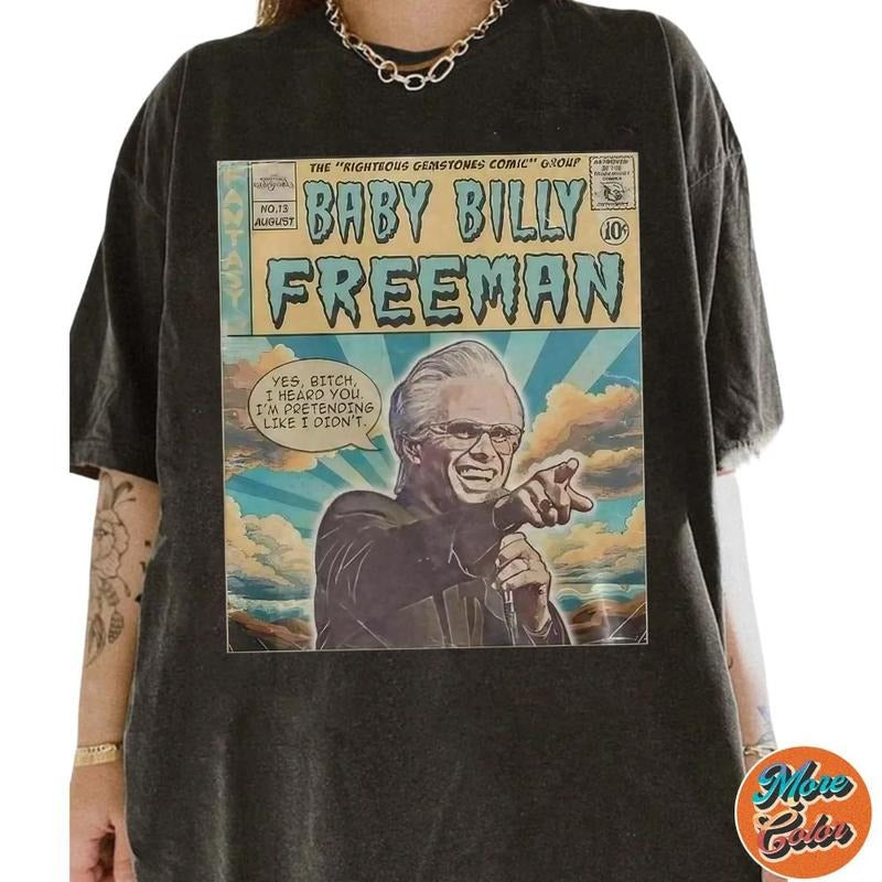 Baby Billy Freeman Shirt, Bible Bonkers, Tv Show, TV Character Shirts, Cotton Unisex T-Shirt, Crew Neck, Size S- 3XL, Menswear Top, Womenswear Top Underwear Streetwear