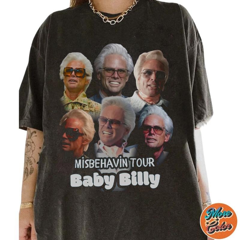 Baby Billy Shirt, Misbehavin Tour Shirt, Cotton Unisex T-Shirt, Crew Neck, Size S- 4XL, Menswear Top, Womenswear Top Underwear Streetwear