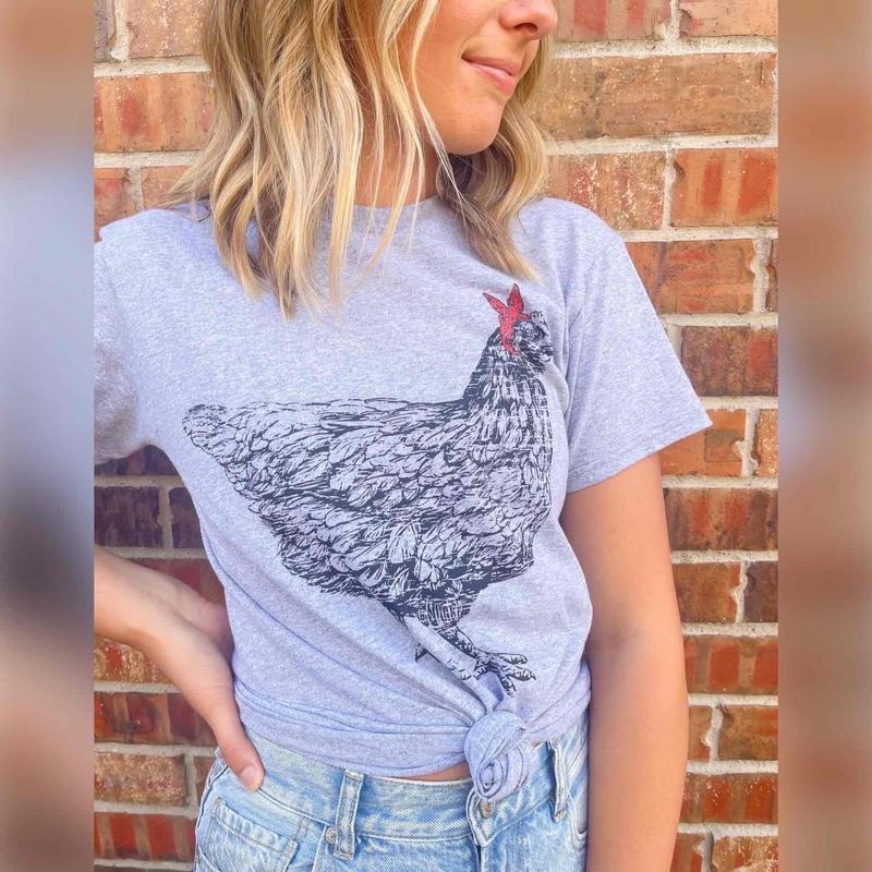 Bandana Chicken Graphic Tee