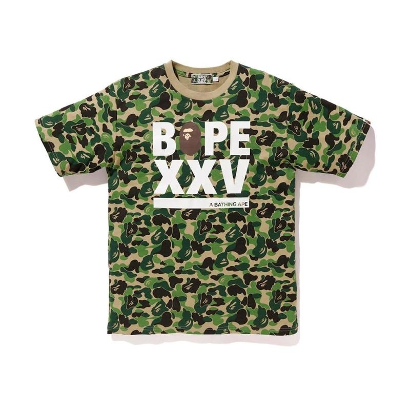 Bape ABC Bape XXV Logo Tee Green