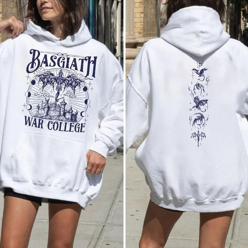 Basgiath War College Double Sides Shirt, Dragon Riders Shirt, Fly Or Die Tee, Riders Quadrant Tee, Fourth Wing Shirt, Bookish, Unisex Sweater Pullover Tee