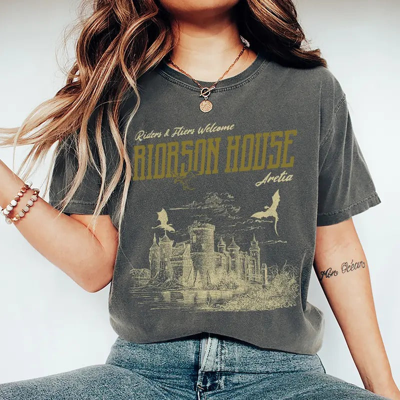 Basgiath War College Shirt, Fourth Wing Sweatshirt, Fourth Wing Merch Riorson, Xaden Riorson House Tee