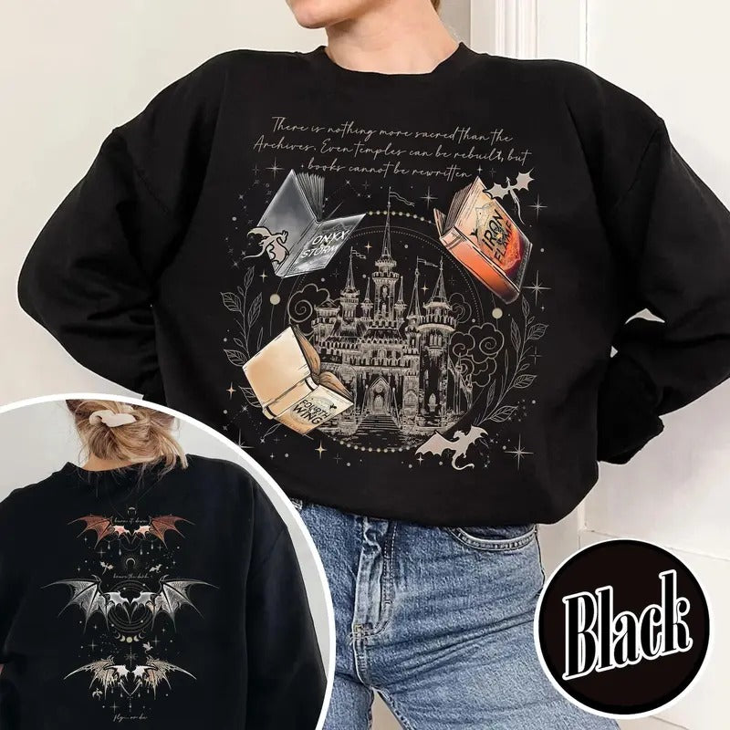 Basgiath War College Sweatshirt, Dragon Rider Shirt, Violet Sorrengail, Xaden Riorson,Fly or Die, Riders Quadrant Sweater Cotton Unisex