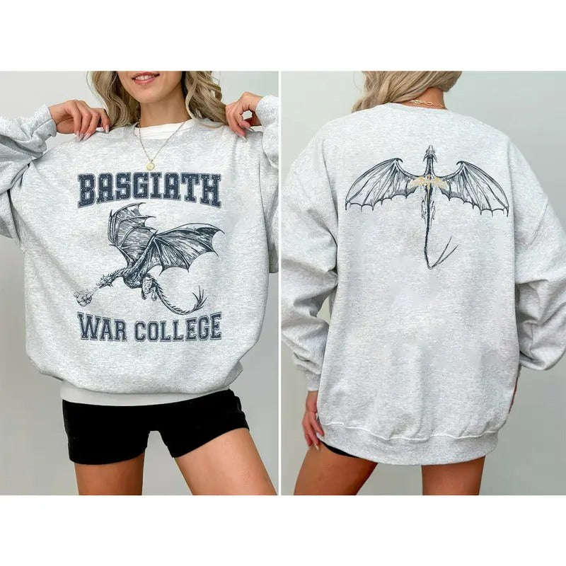 Basgiath War College Sweatshirt, Fourth Wing Comfort Sweatshirt, Fly or Die, Fourth Wing Riders Quadrant Sweatshirt, Bookish Sweatshirt