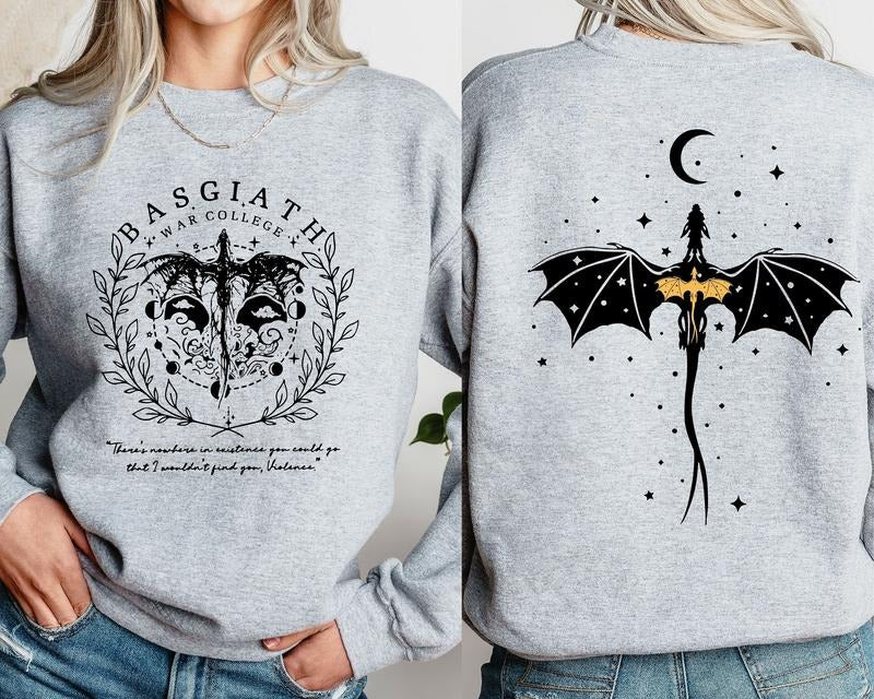 Basgiath War College Sweatshirt, Fourth Wing Riders Fly or Die T-shirt, Violet Sorrengail Bookish Hoodie