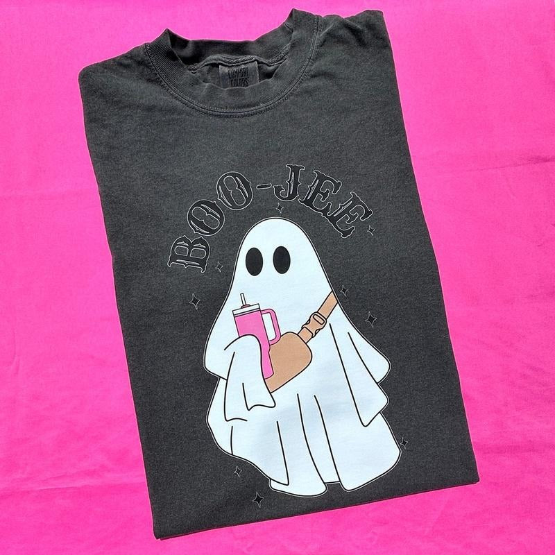 Basic BOO-JEE Ghost Comfort Colors T-Shirt