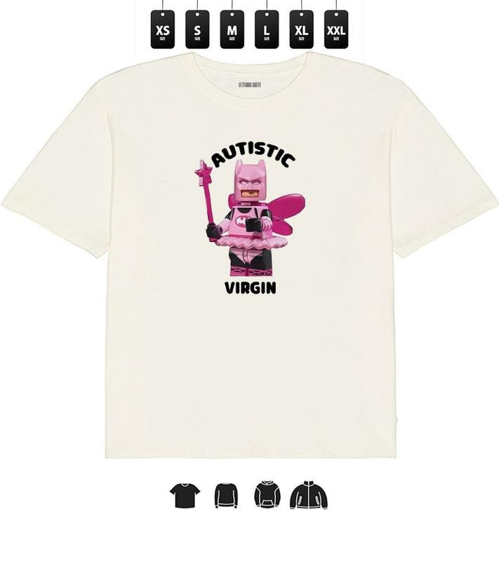 Batman Meme Tee, Meme T-Shirt Virgin Autistic - Unisex T-Shirt, Gifts