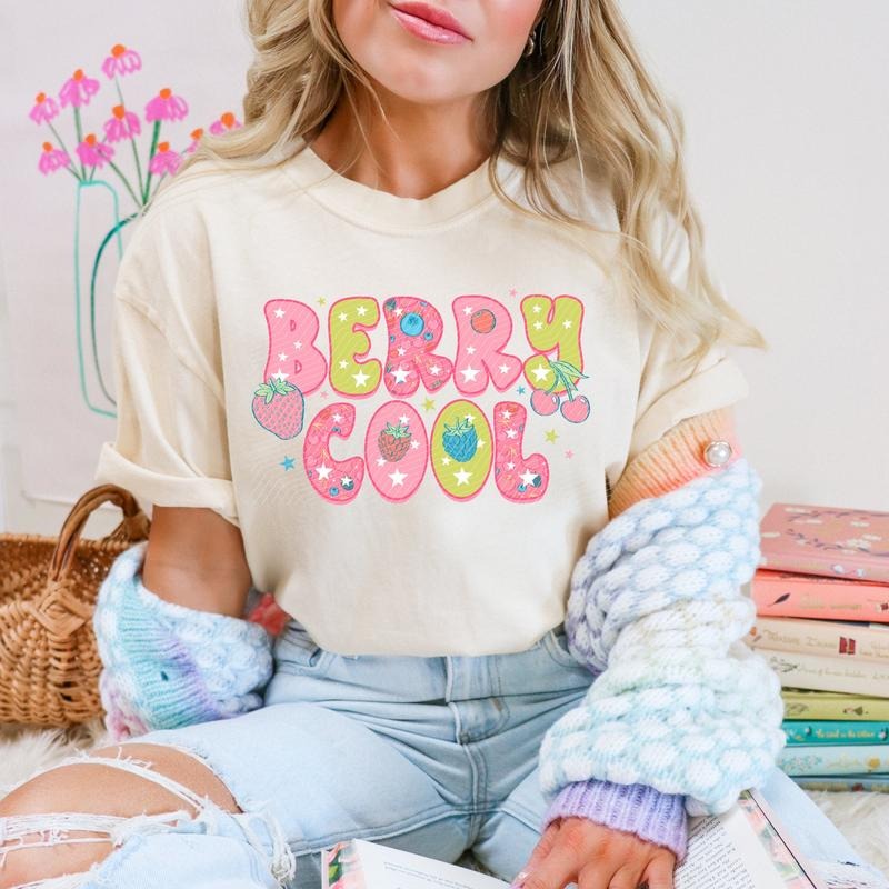 Berry Cool DTF Transfers - THIS IS NOT A SHIRT